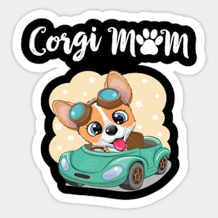 Corgi Mom (169) Sticker